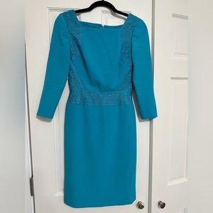 Antonio Melani turquoise dress. Worn many times but in good condition.